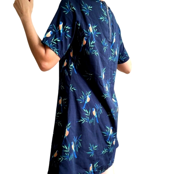 Apricot Bird Mini Dress - Picture 2 of 5